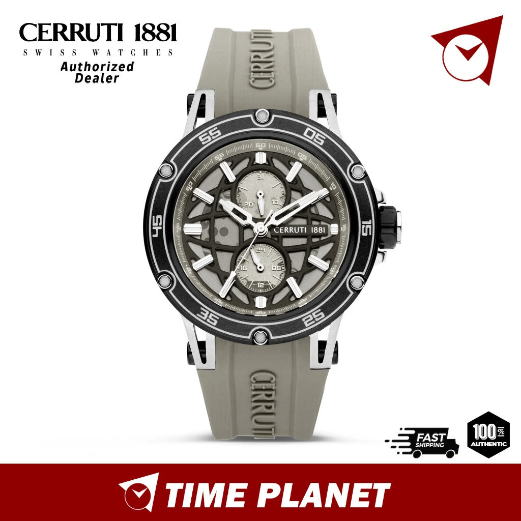 Cerruti Orologio Uomo Analogico - Modello CIWGC2114002 - Quadrante Nero - Design Elegante - 2