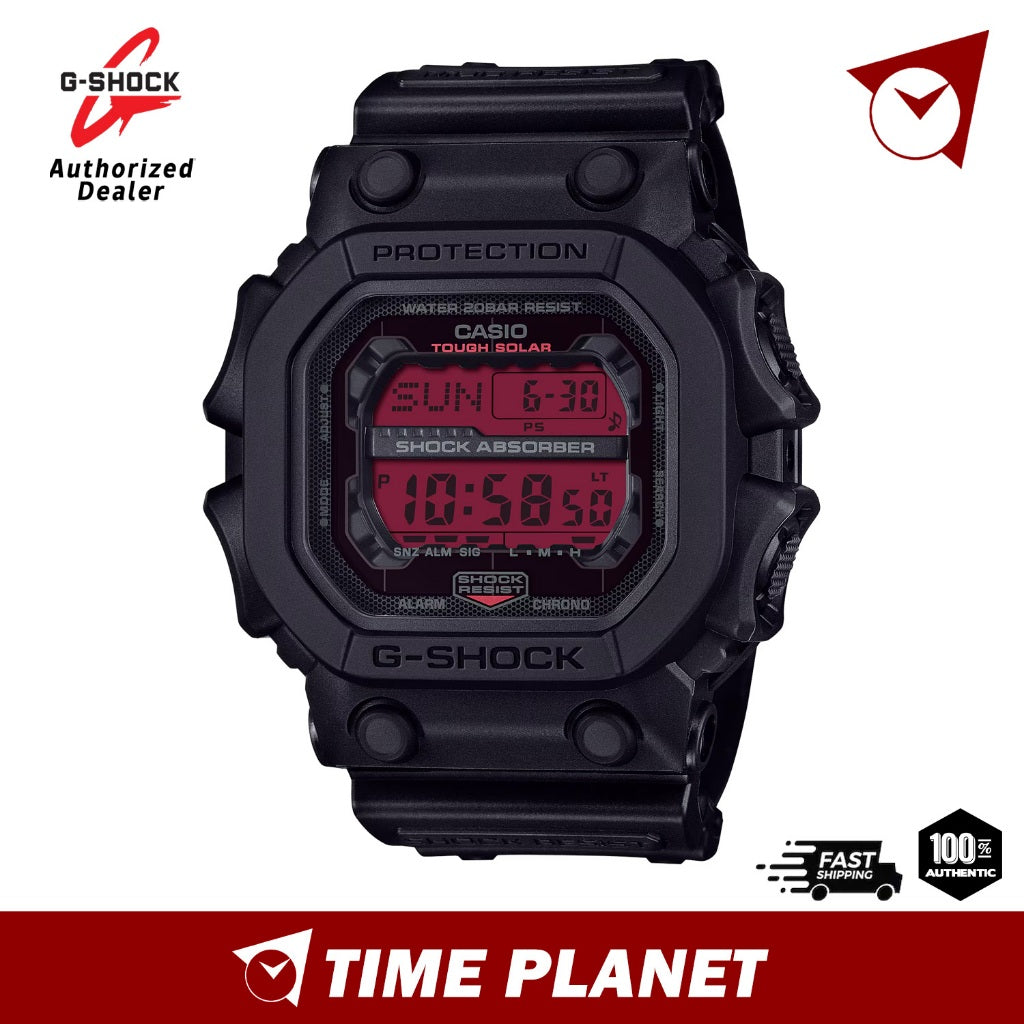 G-Shock - Orologio G-Shock GXW-56-1AER Nero Rosso G-Shock - Orologio G-Shock GXW-56-1AER Nero Rosso