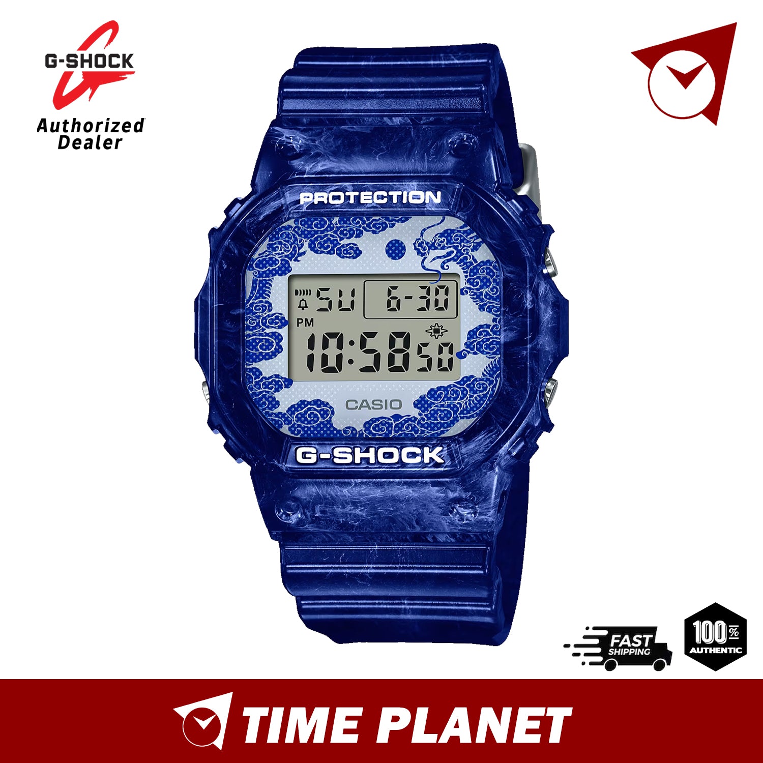 G-Shock DW-5600BWP-2 – Timeplanet