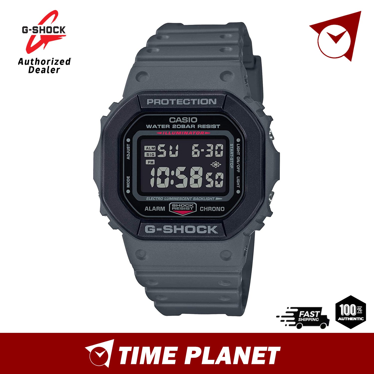 Casio G Shock DW 5610SU 8 Timeplanet