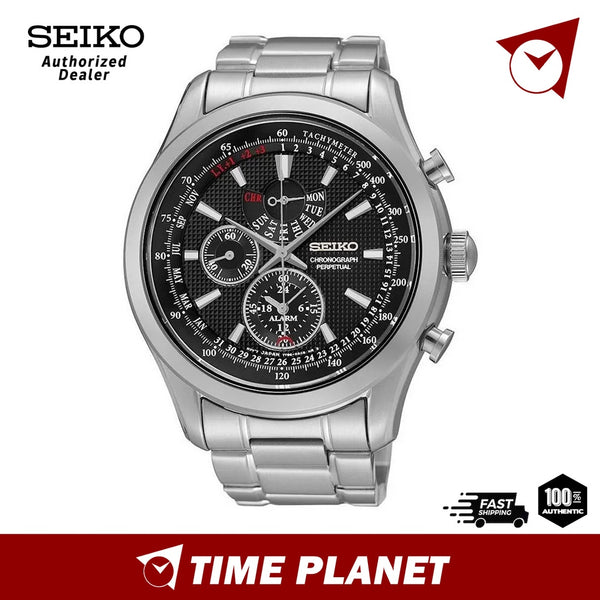 [Official Warranty] Seiko SPC127P1 Alarm Chronograph Perpetual Calendar