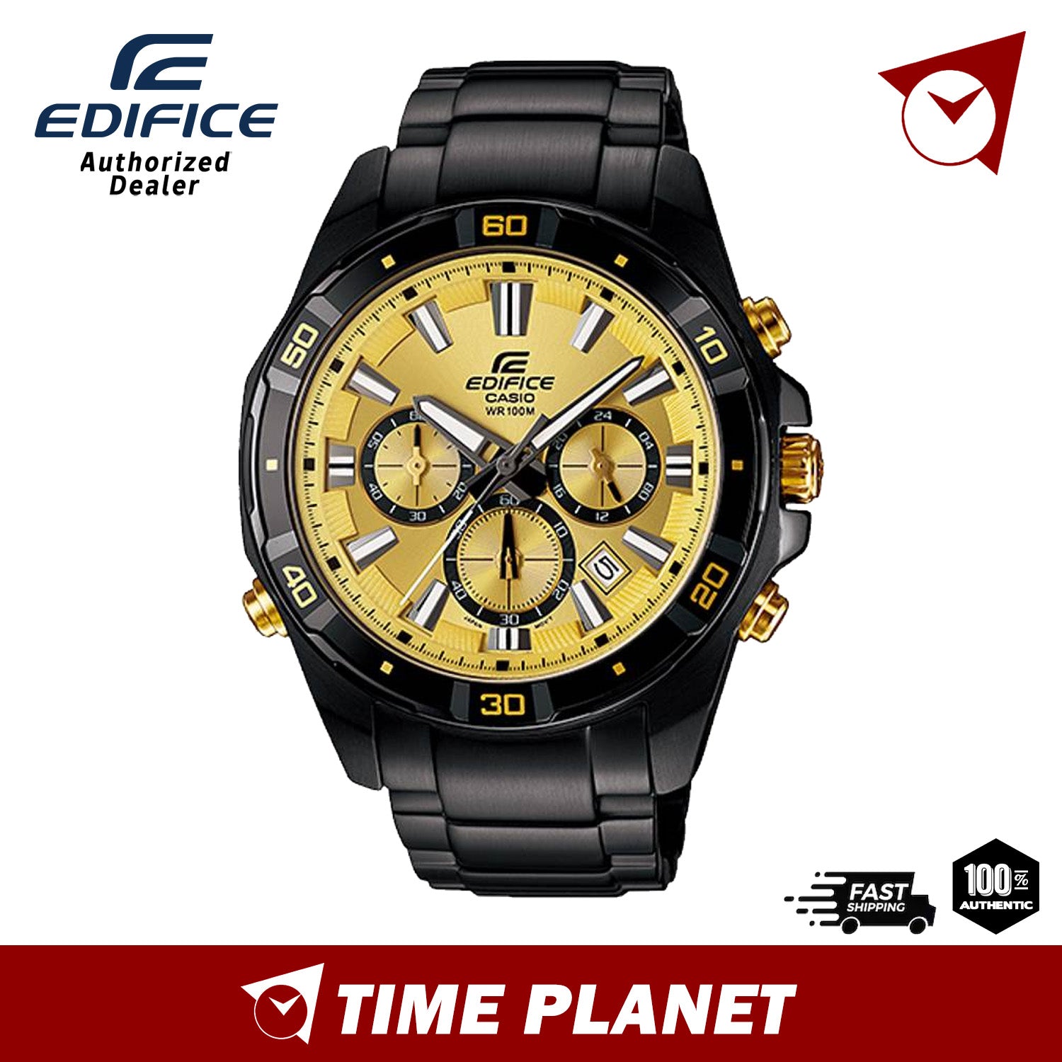 Casio Edifice EFR-534BK-9A – Timeplanet