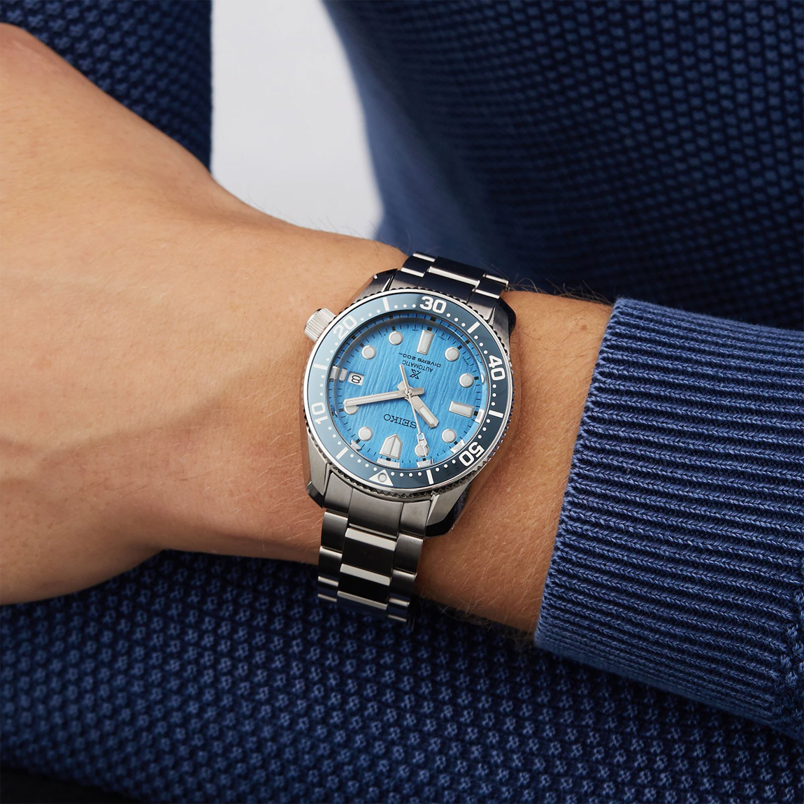 SEIKO PROSPEX OROLOGIO subacqueo meccanico SBDC031 Quadrante nero EUR