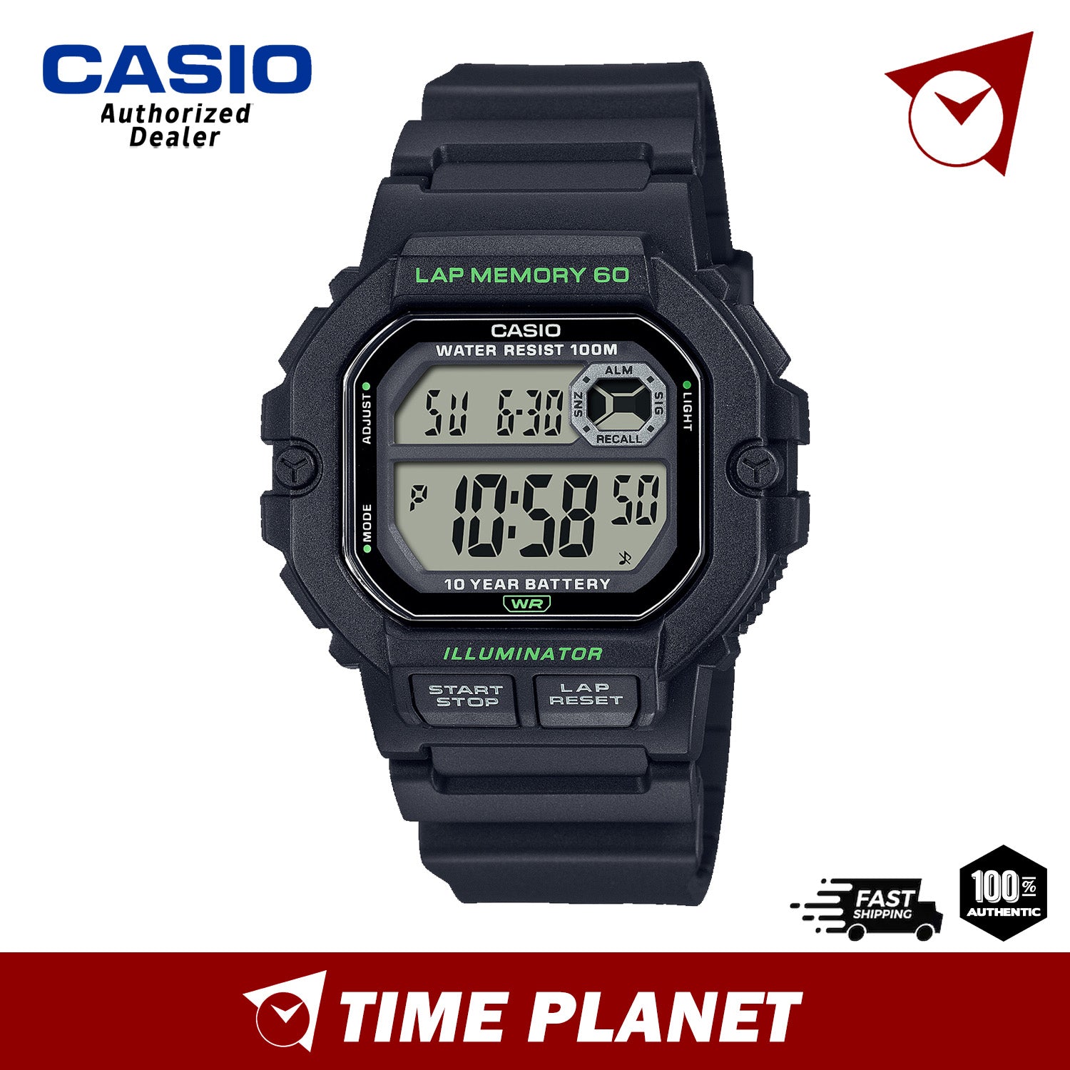 Casio WS-1400H-1A – Timeplanet