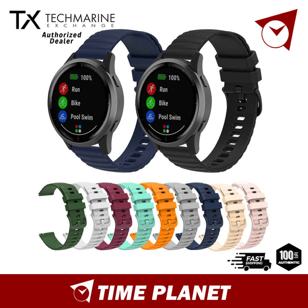 Silicone Strap 18mm-20mm Silicone Watchband for Smart Watch LS148