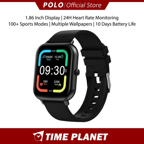 Polo 7 Bluetooth Super fast charging 10Days Battery Life Calories & Heart Rate Tracker Smartwatch