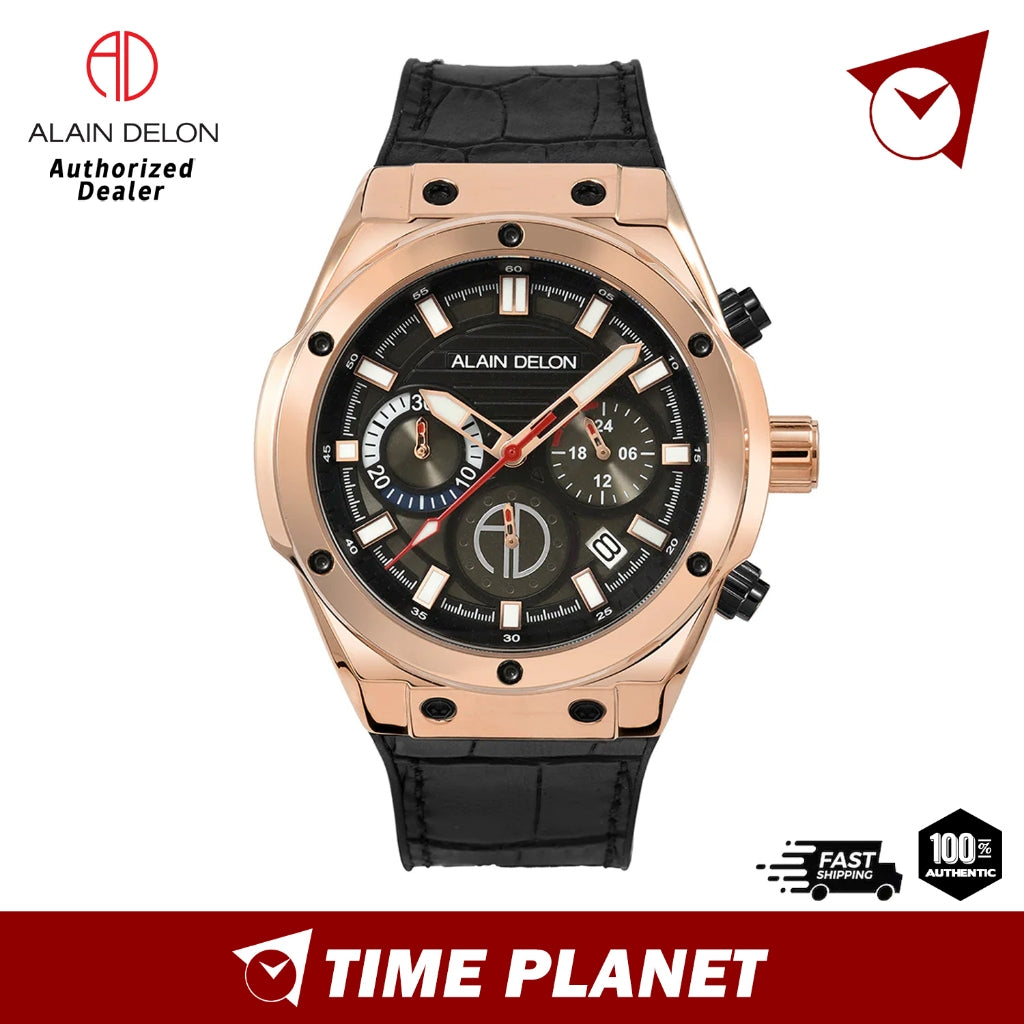 Alain Delon Chronograph Men Watch AD462-1532C – Timeplanet