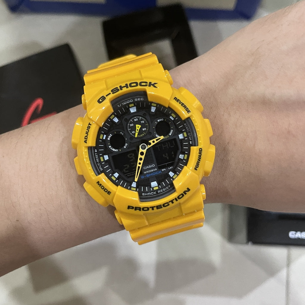 Casio G-Shock Bumblebee GA-100A-9A – Timeplanet
