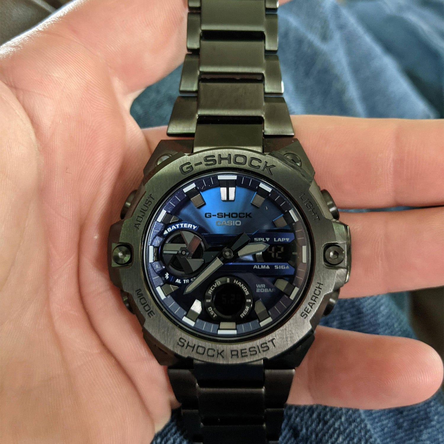 【美品】 G-SHOCK GST-B400BD-1A2JF GST-B400BD-1A2 | G-SHOCK G-STEEL GST-B400 Series | CASIO MIDDLE